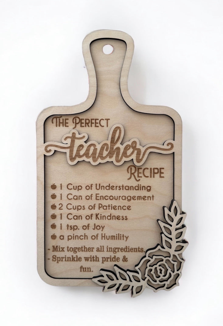 Teacher Plaque