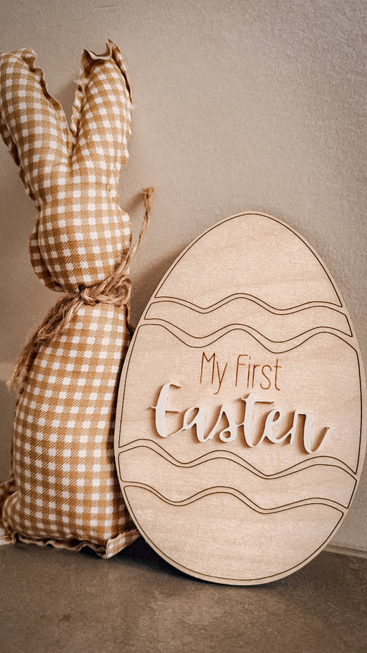 My First Easter plaque