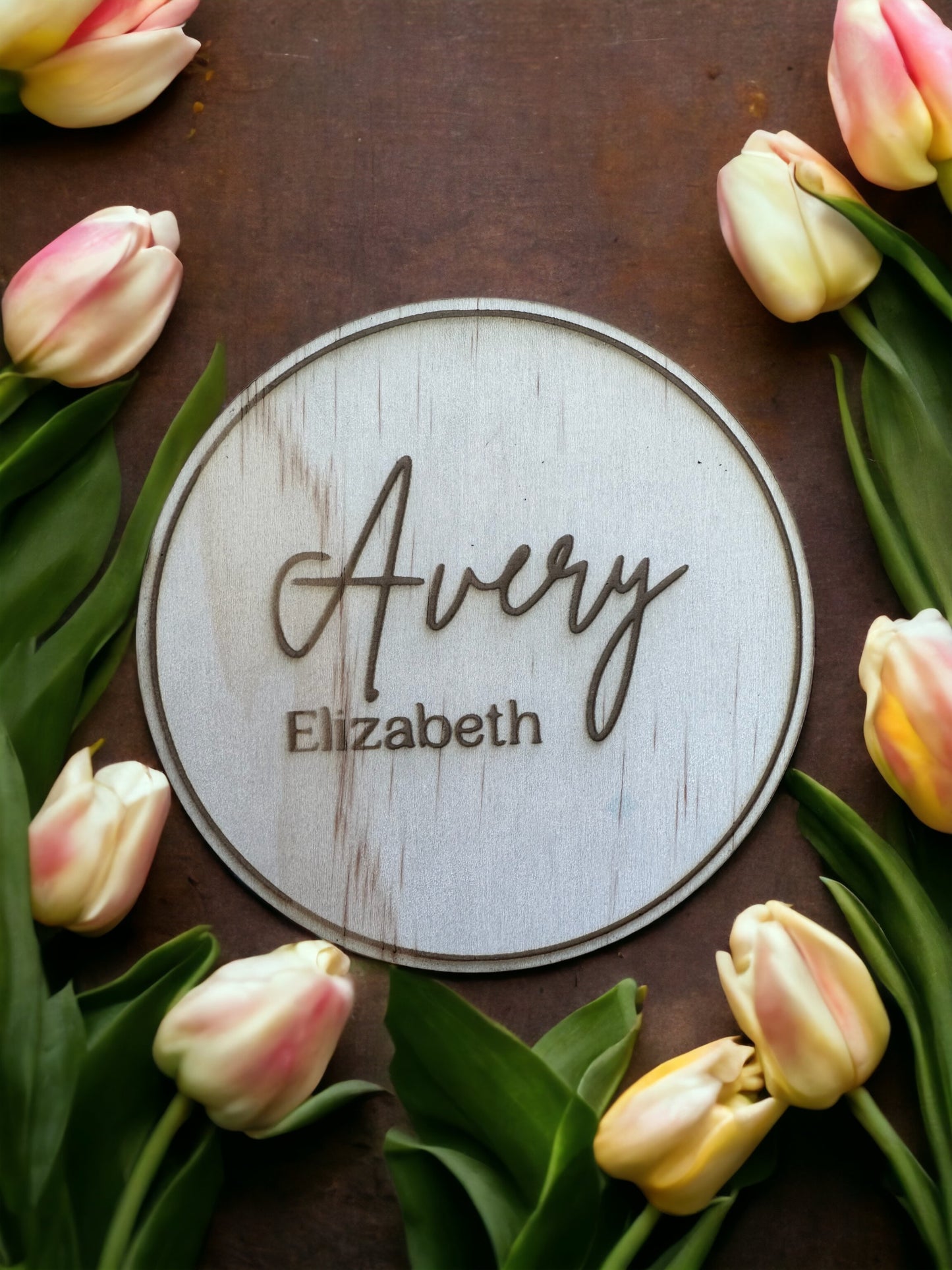 Wooden Name Plaque